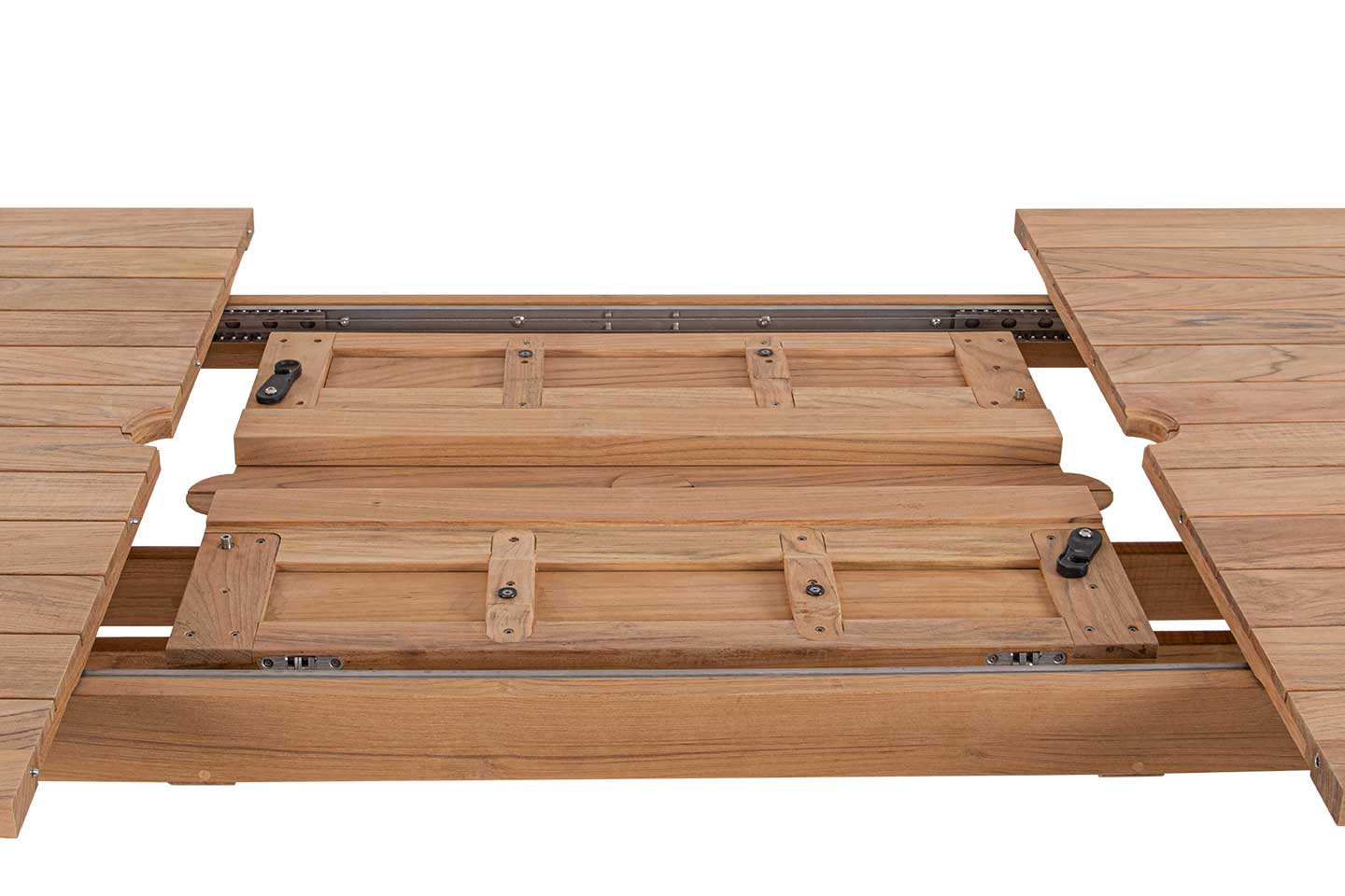 Cambridge Rect Extending Table 212/282x100cm (83.5"/111"x40")